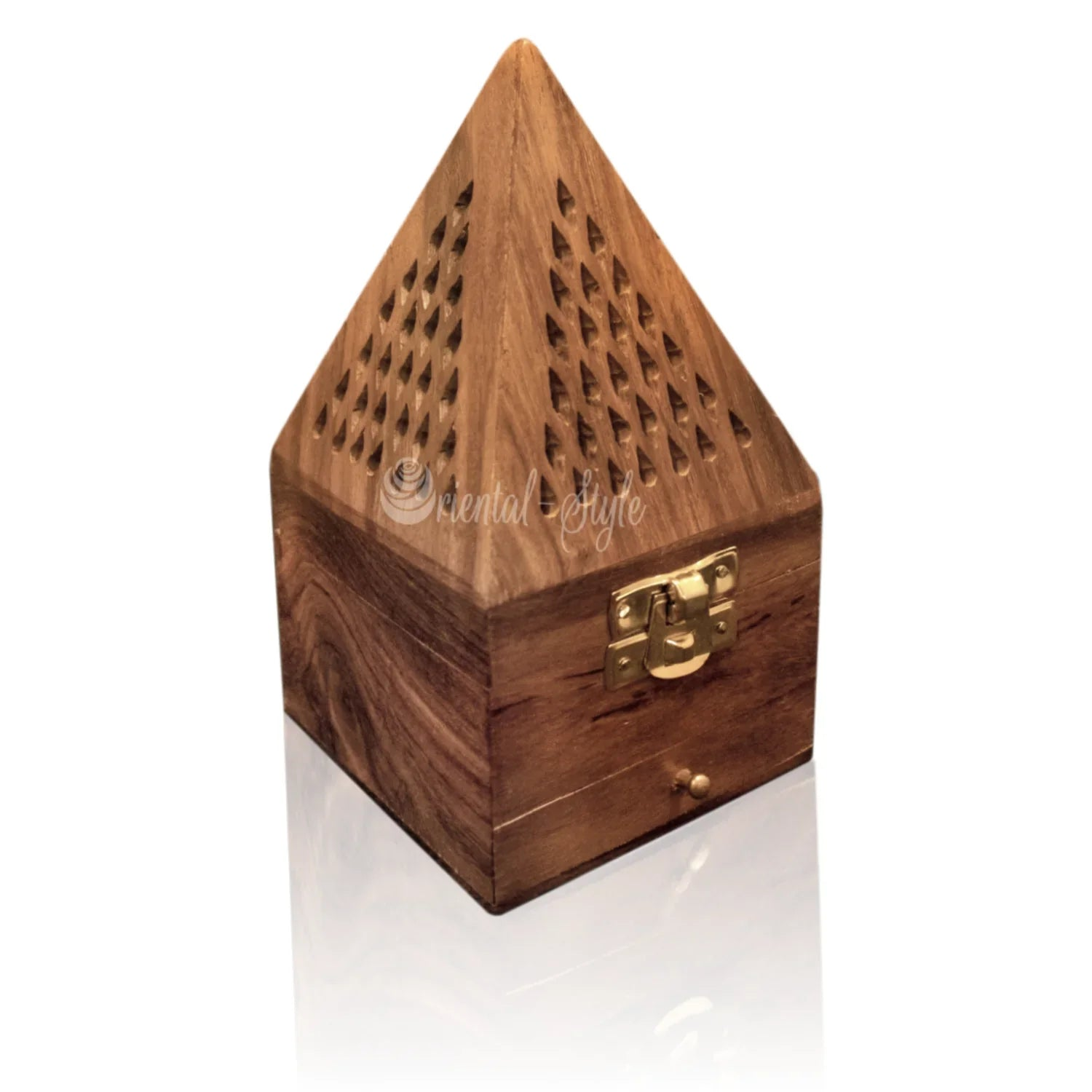 Mubkara - Incense Holder Pyramid For Bakhour Wood Mubkara - Incense Holder Pyramid For Bakhour Wood