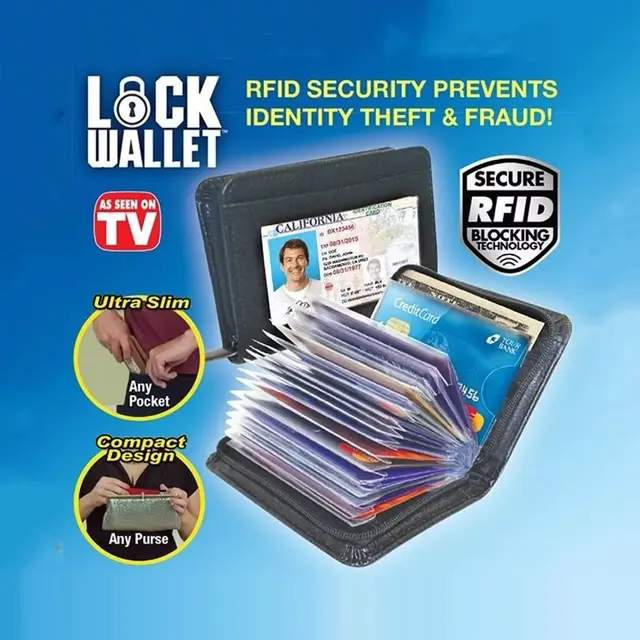 1-615 Porte-cartes avec protection RFID