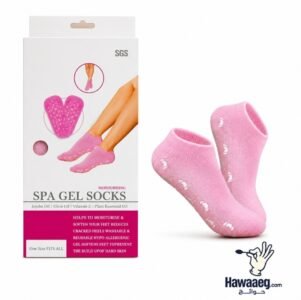 Chaussettes Gel Spa Hydratantes avec Protection en Silicone – Rose