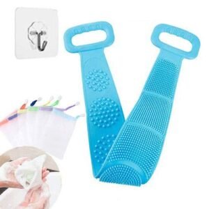 Shutanda Silicone Body Scrubber Blue