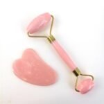 SALFEE Gua Sha de Massage Visage Rose 6 cm