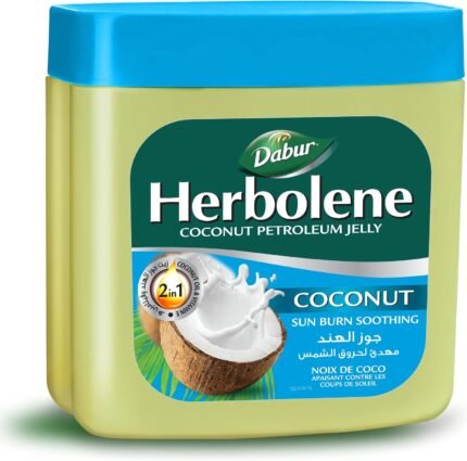 Dabur Herbolene Coconut Petroleum Jelly, Sun Burn Soothing 225ml