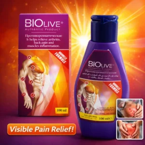 Crème de Soulagement Musculaire & Articulaire Biolive – 100ml