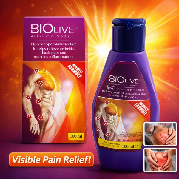 Crème de Soulagement Musculaire & Articulaire Biolive – 100ml Crème de Soulagement Musculaire & Articulaire Biolive – 100ml
