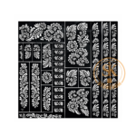 Henna Naksha -Large Henna Stencil Sheet – Arabic Floral Mehndi Design Set - Storekom