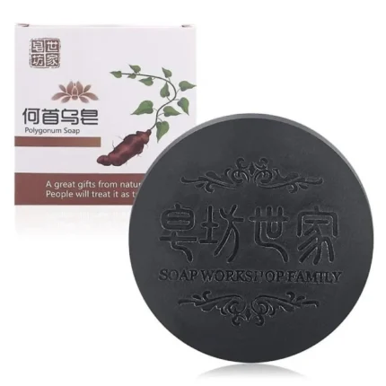 Polygonum Soap Barre de Shampooing Naturel pour Cheveux et Peau