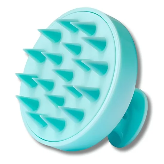 BROSSE DE MASSAGE CUIR CHEVELU EN SILICONE BROSSE DE MASSAGE CUIR CHEVELU EN SILICONE