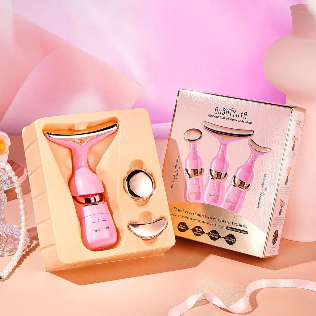 Gushiyuta Portable 3 in 1 Neck Facial Massager - G310 Gushiyuta Portable 3 in 1 Neck Facial Massager - G310