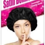 Dream World - Black Satin Bonnet - DRE083B