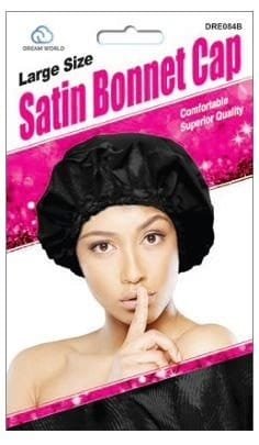 Dream World - Black Satin Bonnet - DRE083B Dream World - Black Satin Bonnet - DRE083B