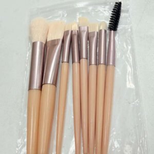 Makeup Brush Set Color Light Beige