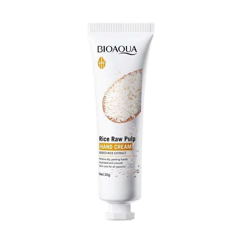 BIOAQUA Rice Raw Pulp Moisturizing Hand Cream 30g BIOAQUA Rice Raw Pulp Moisturizing Hand Cream 30g