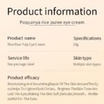 BIOAQUA Rice Eye Cream - Moisturizing & Brightening Eye Care - 20g
