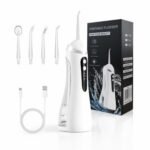 USB Rechargeable Water Flosser with Interchangeable Toothbrush Head