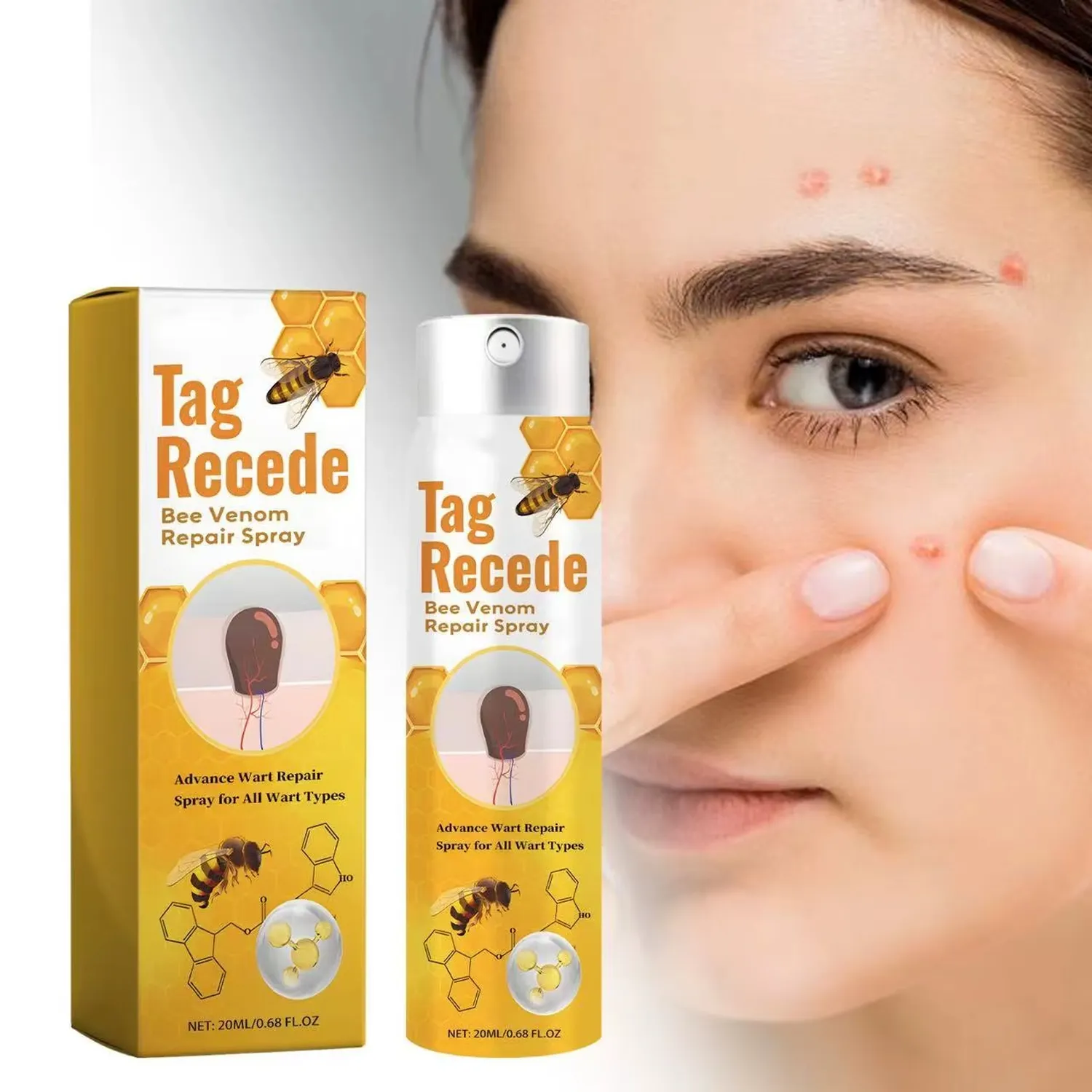 Spray Réparateur au Venin d’Abeille Tag Recede – 20ml Spray Réparateur au Venin d’Abeille Tag Recede – 20ml